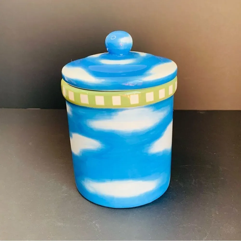 Oneida‎ Sakura Wintergreen Snowman Cookie Jar